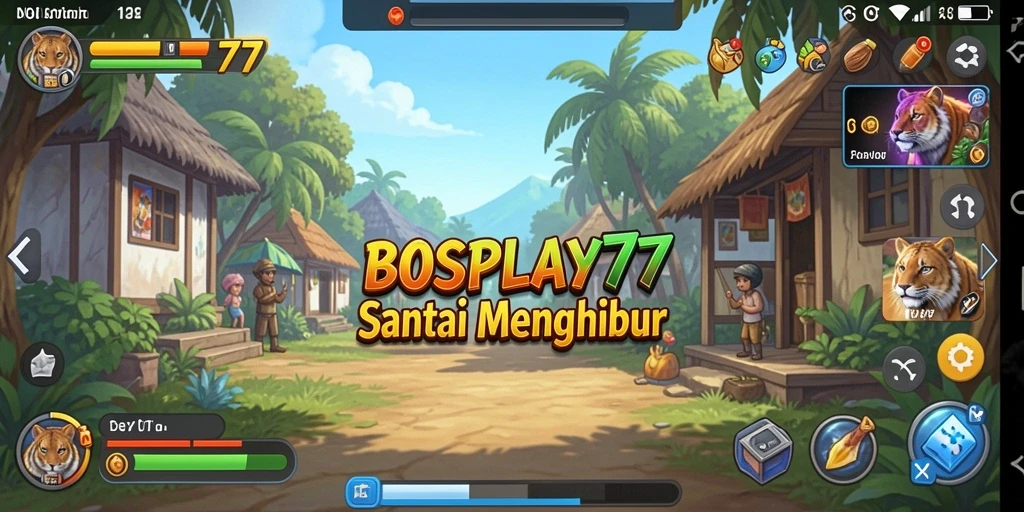 Tampilan gameplay <strong>BOSPLAY77</strong> yang seru dan menghibur.