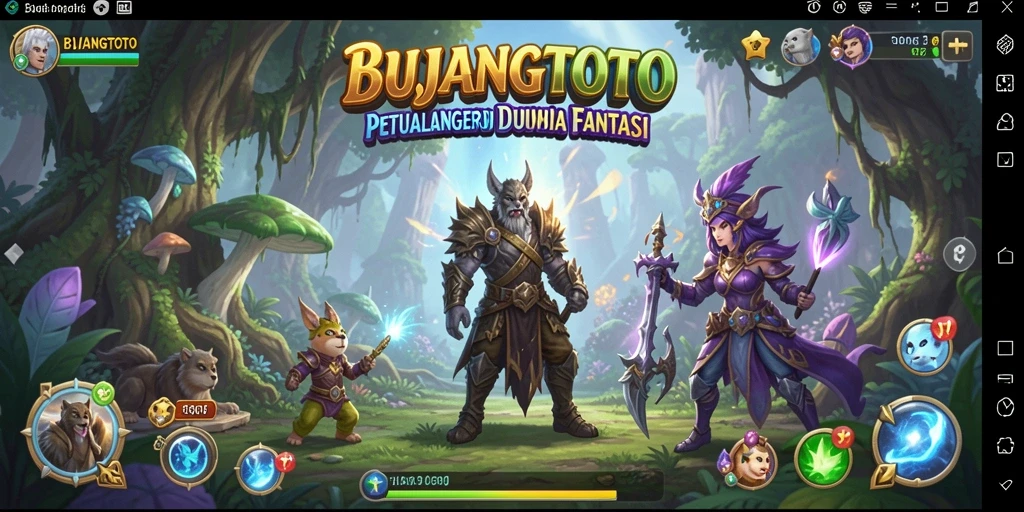 Tampilan gameplay seru dan grafis memukau di BUJANGTOTO.