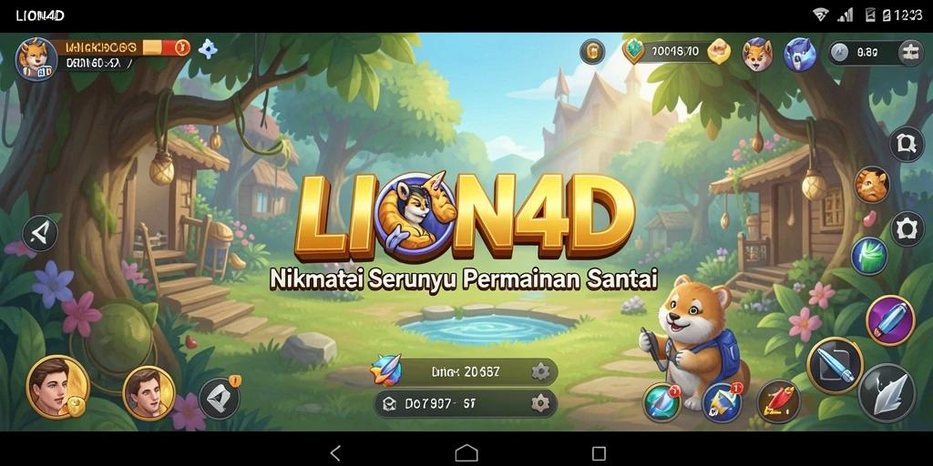 Tampilan gameplay LION4D yang seru dan menarik.