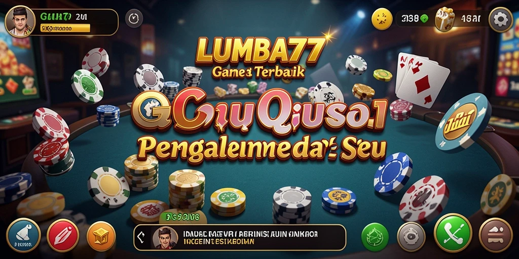 Tampilan gameplay seru dalam LUMBA77 dengan kartu-kartu QiuQiu.