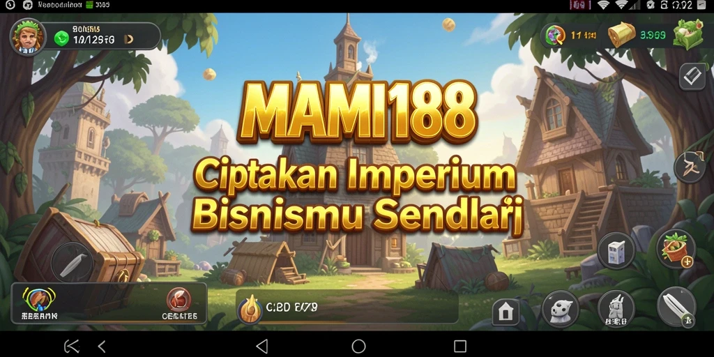 Tampilan gameplay MAMI188 yang menonjolkan kemampuan manajerial.