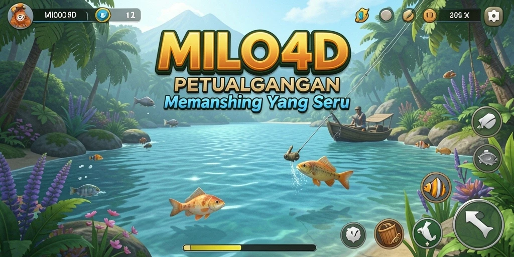 Tangkapan ikan yang menakjubkan dalam gameplay MILO4D.