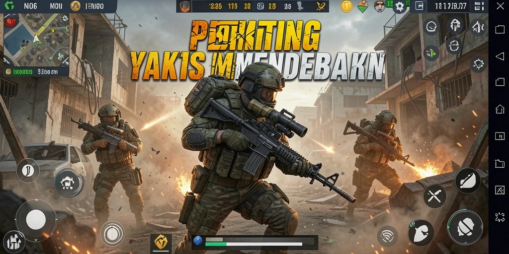 Tampilan gameplay N06 yang intens dan penuh aksi.