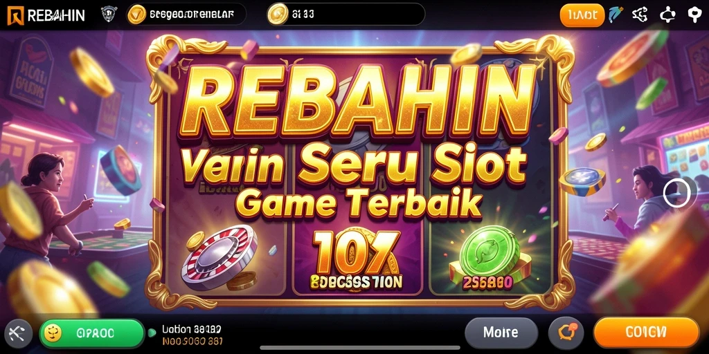 Tampilan menarik dari gameplay Slot REBAHIN yang mengasyikkan.