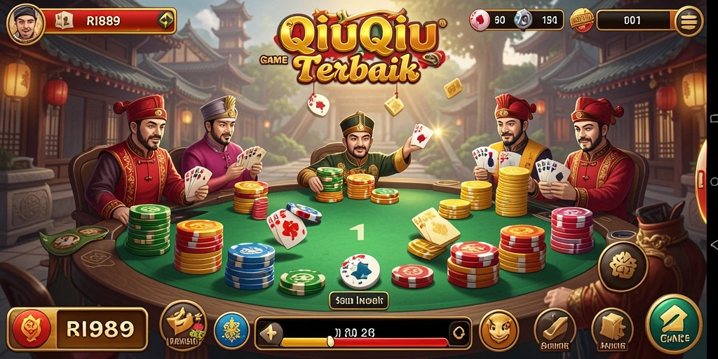 Screenshot gameplay QiuQiu yang menampilkan aksi seru di RI889.