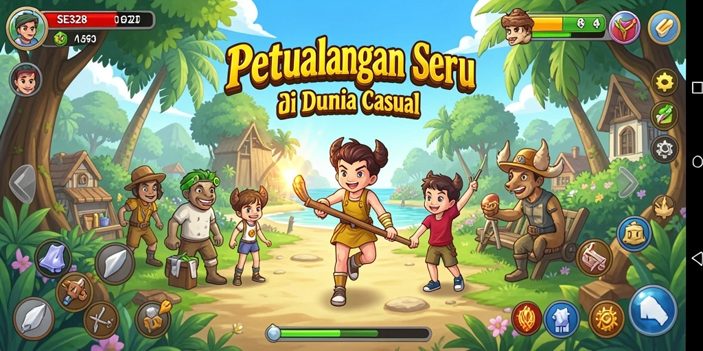 Tampilan utama SE328 dengan gameplay yang menarik dan penuh warna.