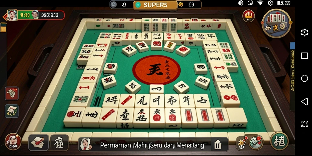 Tampilan gameplay SUPER5 yang mendebarkan dan penuh warna.
