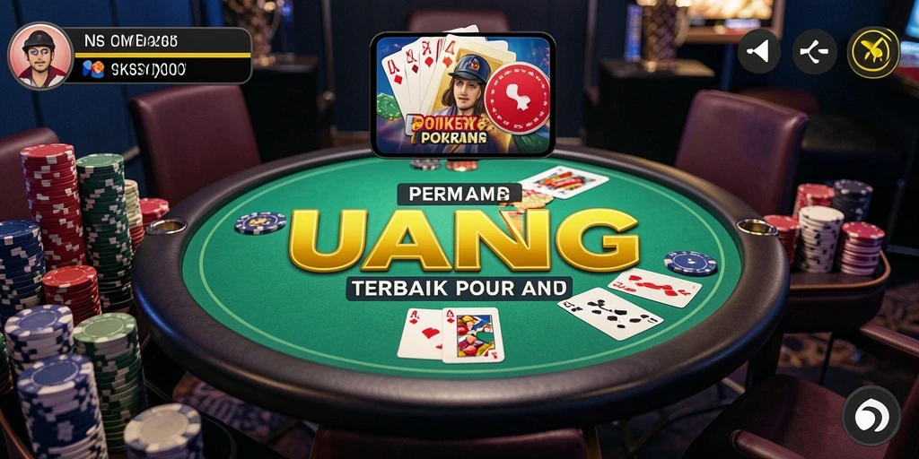 Screenshot gameplay UANG menampilkan keseruan permainan Poker.
