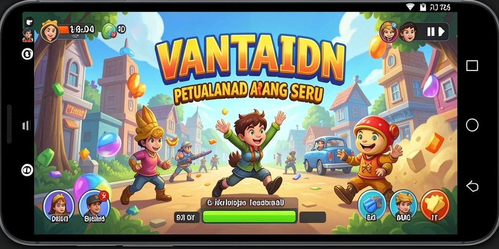 Tampilan gameplay seru dan penuh aksi dalam VANTAIDN.
